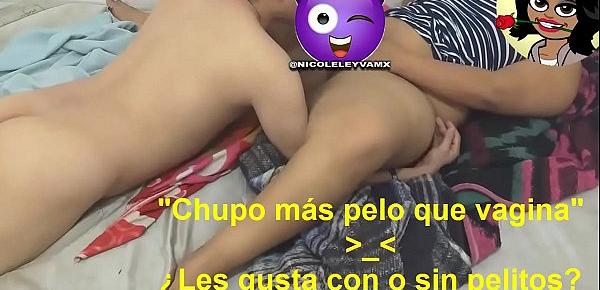  Gordita Nalgona Gran Trasero Adolescente Jovencita de 18 años teniendo sexo con su novio y el le hace sexo oral y hacen el 69